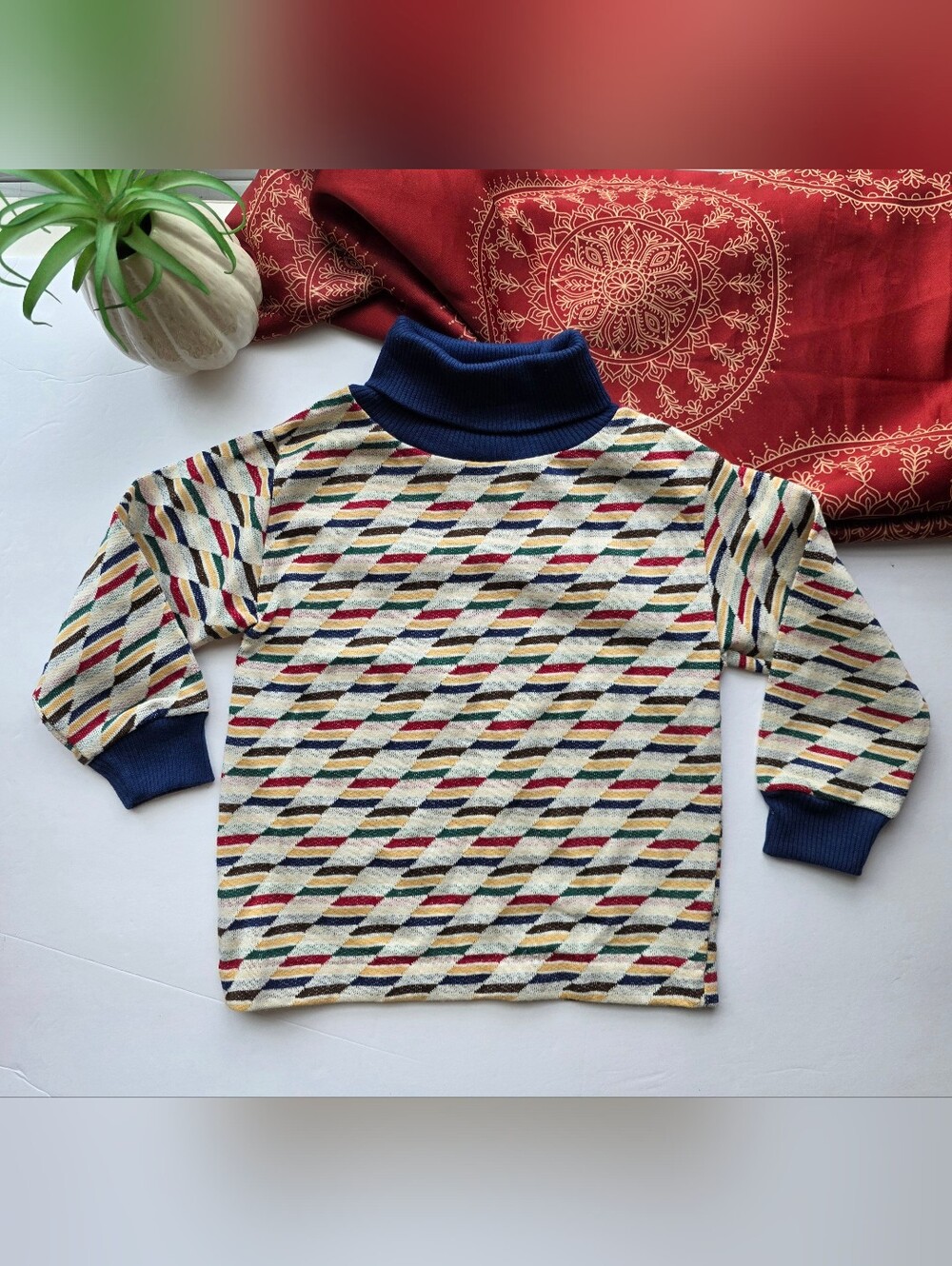 Vintage Turtleneck Kids 3T 1960s Wee Rob Roy